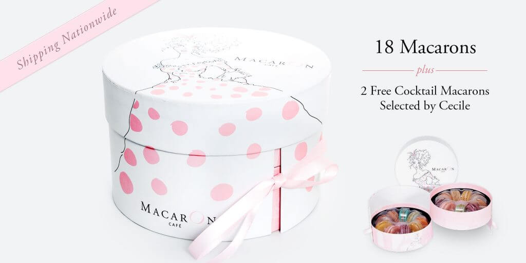 Queen Catherine de Medicis Box of Macarons banner
