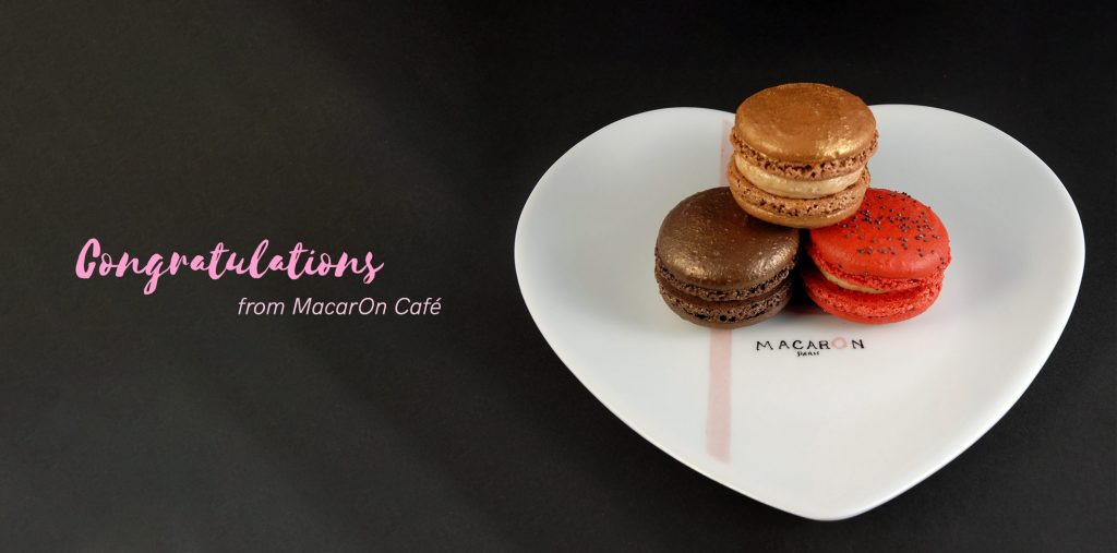 Congratulations from MacaronCafe banner