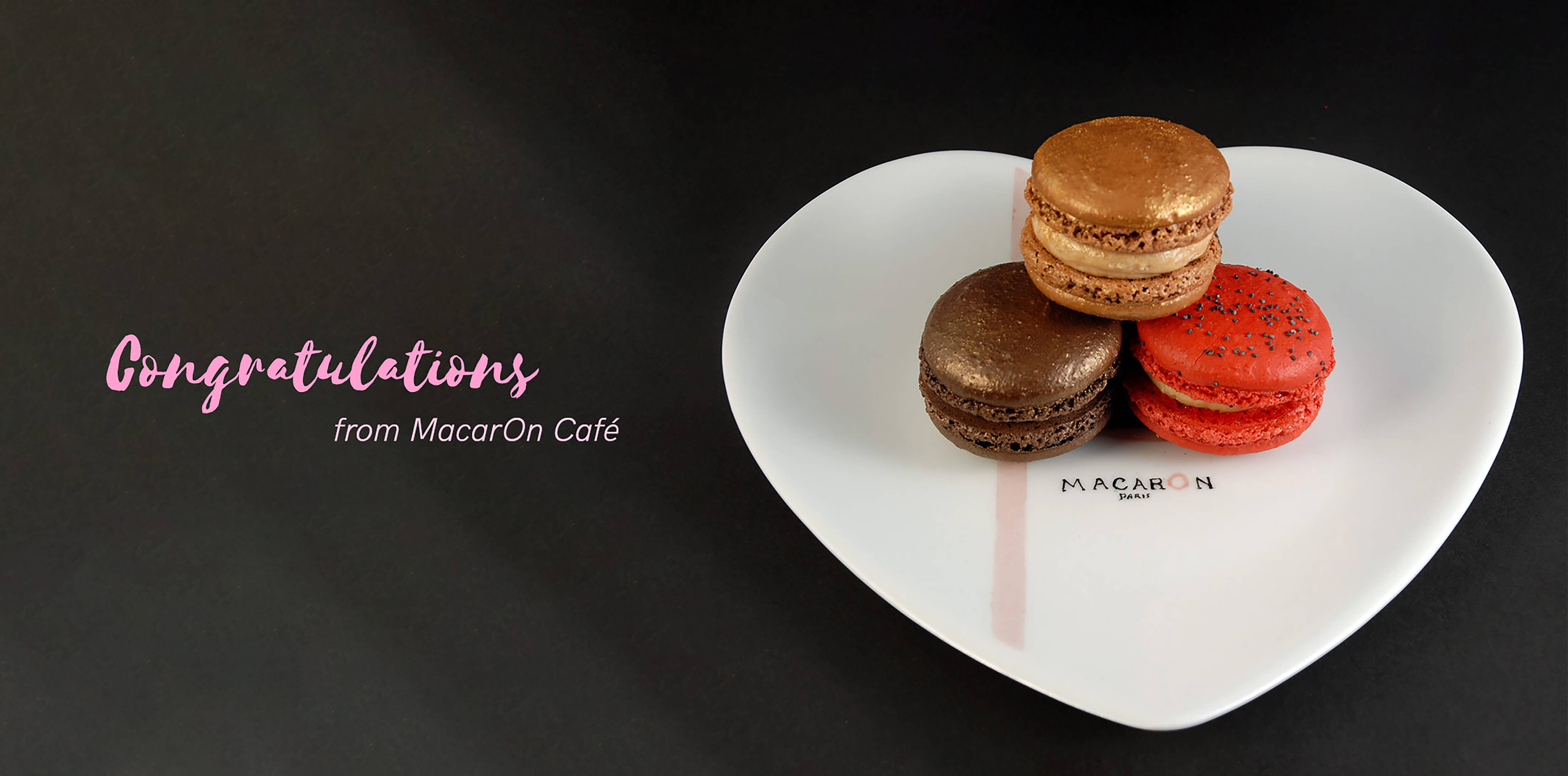 Congratulations from MacaronCafe Banner Congratulations from MacaronCafe Banner