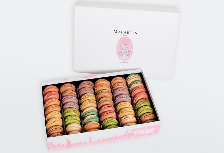 Large Luxury Gift Box of Macarons