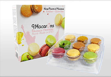 Wholesale Frozen Box of Macarons