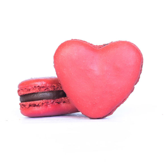 Heart Macaron - Dark Chocolate