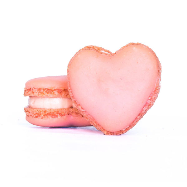Heart Macaron - Rose Lychee