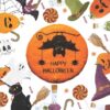Happy Halloween Bat on Vanilla Halloween