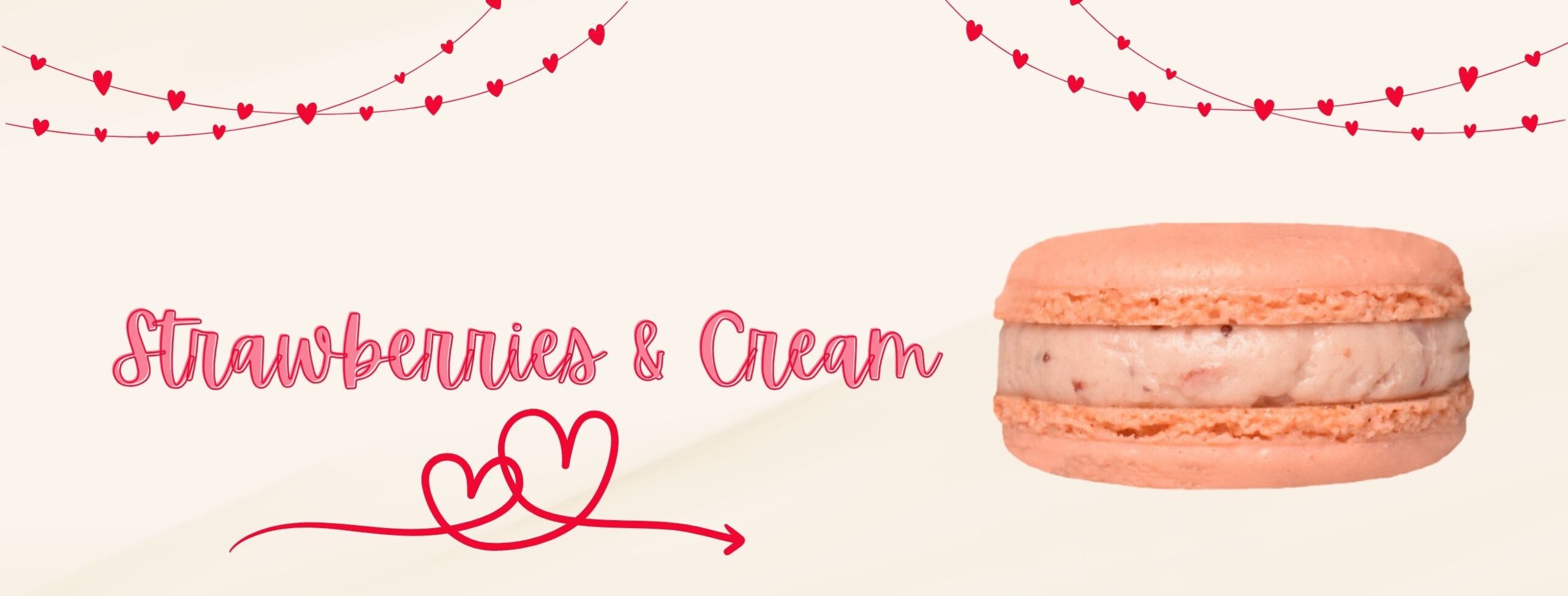 Strawberry & Cream Banner 2025